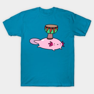 Little Djembe and Axolotl T-Shirt